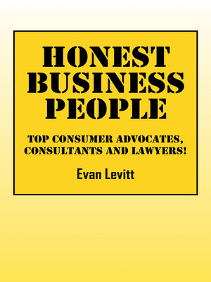 cover image of Honest Business People